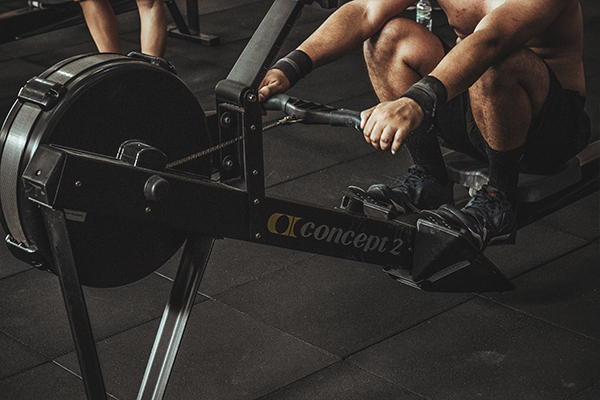 man on rower