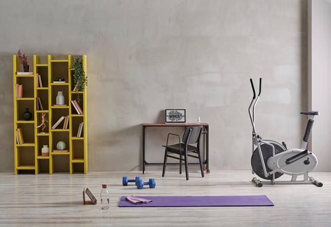 free up space to create s simple home gymn