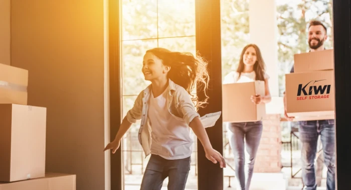 family storage for down sizing, declutter, relocation